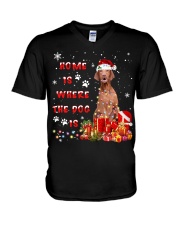 Vizsla-CS3646-The Dog-V2 V-Neck T-Shirt tile