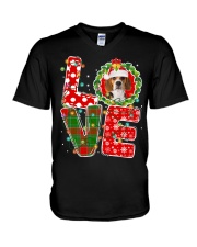 Beagle-CS4089-Love Christmas-V3 V-Neck T-Shirt tile