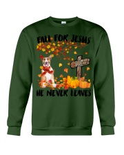 Bull Terrier-CS3252-Fall For Jesus Crewneck Sweatshirt tile