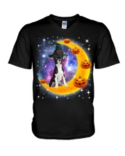 Chihuahua -CS3262-Dog And Moon V-Neck T-Shirt tile
