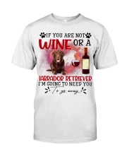 Labrador Retriever 2-CS4110-To Need You Classic T-Shirt front