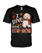 Maltipoo-CS3449-A Dog Mom-V3 V-Neck T-Shirt tile