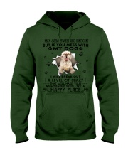Clumber Spaniel-CS3017-Happy Place Hooded Sweatshirt tile