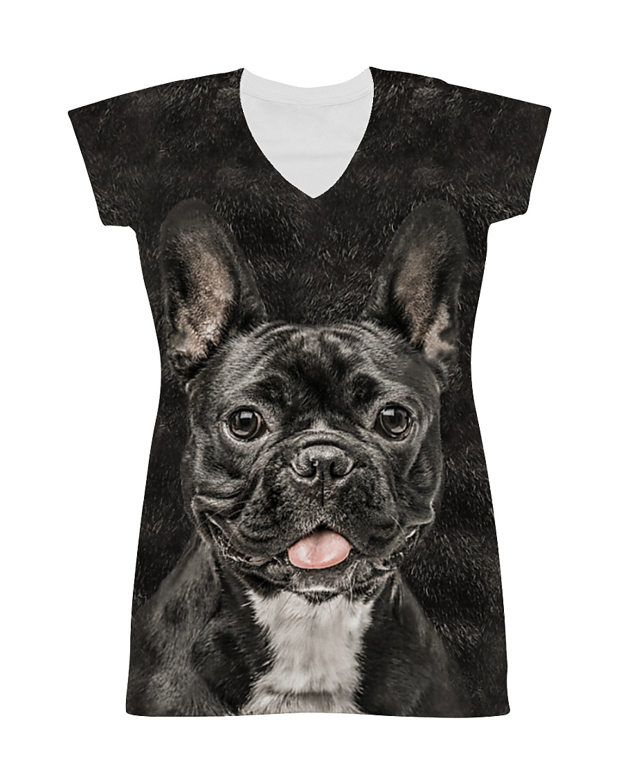 French Bulldog - Hair All-over Dress