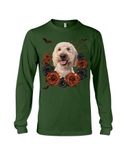 Goldendoodle-CS3406-Rose And Dog-V3 Long Sleeve Tee tile