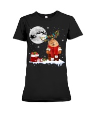 Pomeranian-CS3969-Christmas Dog-V9 Premium Fit Ladies Tee tile