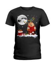 Pomeranian-CS3969-Christmas Dog-V9 Ladies T-Shirt tile