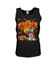 Husky-CS3144-Autumn Dog-v3 Unisex Tank tile