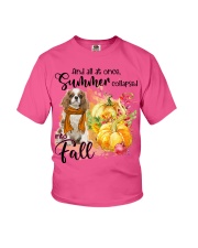 Cavalier King Charles Spaniel-CS3297-Into Fall Youth T-Shirt tile
