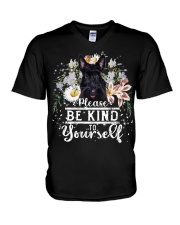 Scottish Terrier-DN1897-To Yourself V-Neck T-Shirt tile