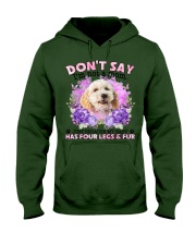 Poodle Crossbreed-CS4086-Don't Say-V2 Hooded Sweatshirt tile