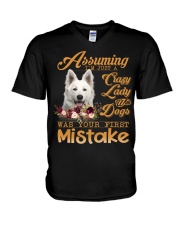 Berger Blanc Suisse-NT508-Assuming-V2 V-Neck T-Shirt tile