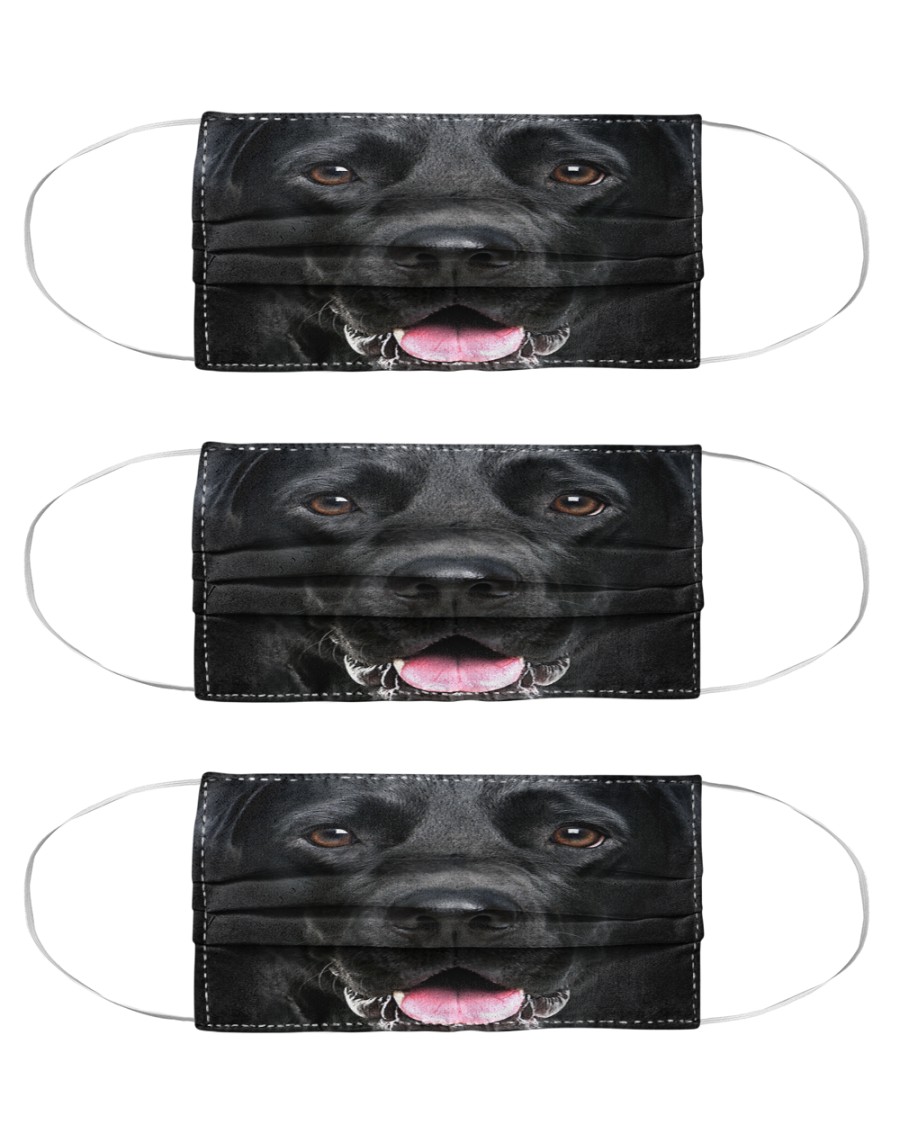 Labrador Retriever Face Cloth Face Mask - 3 Pack