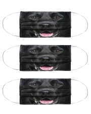 Labrador Retriever Face Cloth Face Mask - 3 Pack front