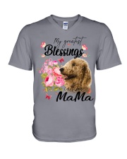Goldendoodle-NT373-Call Me Mama V-Neck T-Shirt tile