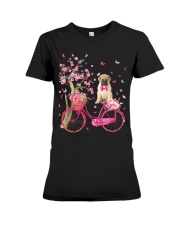 Bullmastiff-CS3104-Dog And Bicycle Premium Fit Ladies Tee tile