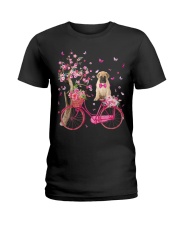 Bullmastiff-CS3104-Dog And Bicycle Ladies T-Shirt tile