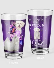 I'm Not A Maltese Pint Glass tile