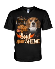 Beagle-NT648-There Is Light V-Neck T-Shirt tile