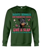 Manchester Terrier-dot1-CS3825-Give A Slap Crewneck Sweatshirt tile
