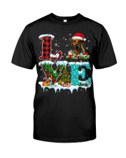 Rhodesian Ridgeback-DN2314-Love Christmas-V2 Classic T-Shirt front
