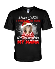 Lhasa Apso-CS4035-My MaMa V-Neck T-Shirt tile