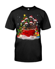 Doberman-Christmas-V12 Classic T-Shirt front