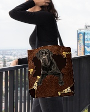 Labrador-Black-NT056-Handbag All-over Tote aos-all-over-tote-lifestyle-front-05