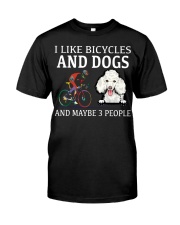 Poodle1-CS3082-I Like Bicycles Classic T-Shirt front