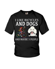 Poodle1-CS3082-I Like Bicycles Youth T-Shirt tile