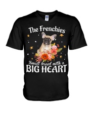 The French Bulldog-DN2079-A Big Heart V-Neck T-Shirt tile
