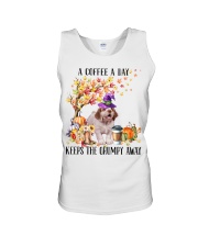 Clumber Spaniel-CS3283-A Coffee A Day Unisex Tank tile