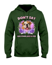 English Bulldog-CS4086-Don't Say-V2 Hooded Sweatshirt tile