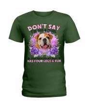 English Bulldog-CS4086-Don't Say-V2 Ladies T-Shirt tile