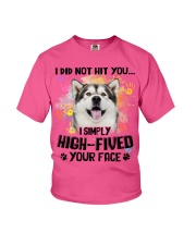 Alaskan Malamute-CS3242-Not Hit You Youth T-Shirt tile