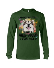 Alaskan Malamute-CS3242-Not Hit You Long Sleeve Tee tile