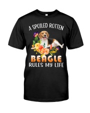 Beagle-CS4155-Rules My Life-V2 Classic T-Shirt front