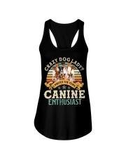 Basenji-CS2593-Crazy Dog Lady Ladies Flowy Tank tile