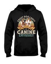 Basenji-CS2593-Crazy Dog Lady Hooded Sweatshirt tile