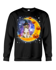 Shetland Sheepdog-CS3262-Dog And Moon Crewneck Sweatshirt tile