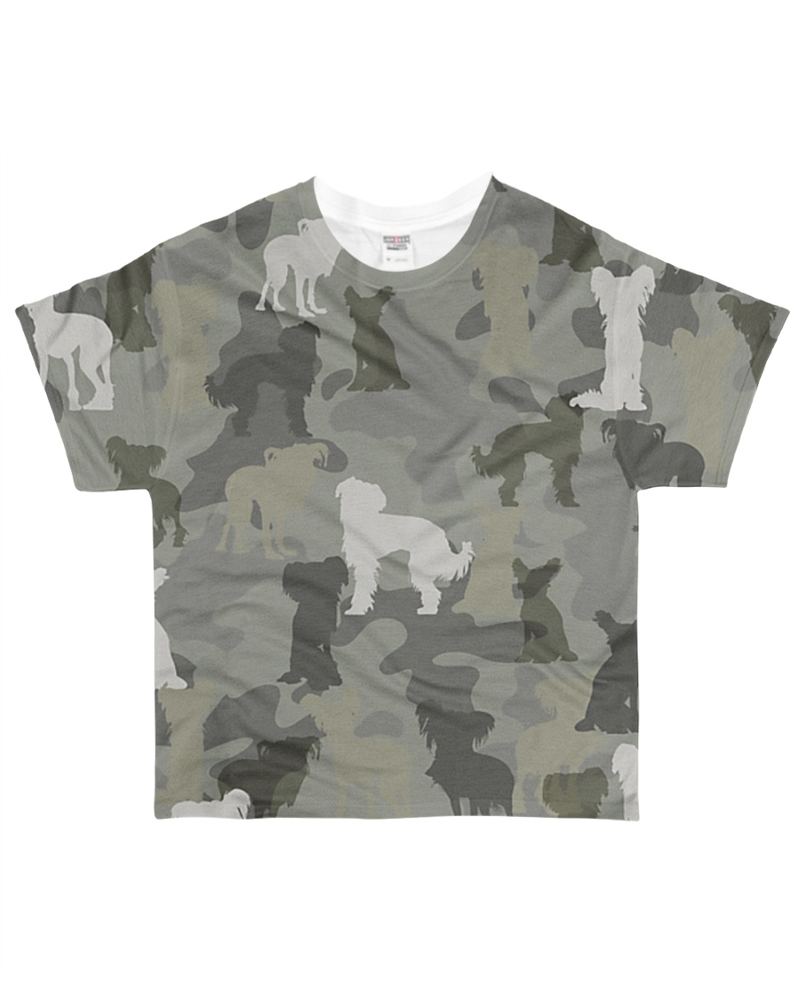 Chinese Crested Hairless-camouflage All-over T-Shirt