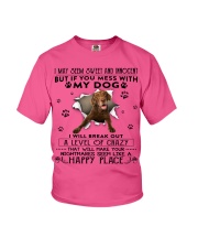 Labrador Retriever1-CS3017-Happy Place Youth T-Shirt tile