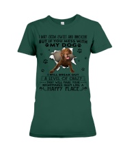Labrador Retriever1-CS3017-Happy Place Premium Fit Ladies Tee tile