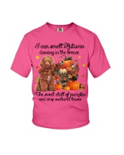 Poodle 3-CS3356-Smell Autumn Youth T-Shirt tile