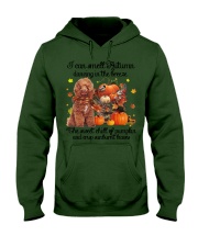 Poodle 3-CS3356-Smell Autumn Hooded Sweatshirt tile