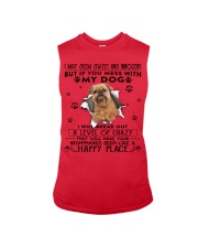 Griffon Bruxellois-CS3017-Happy Place Sleeveless Tee tile
