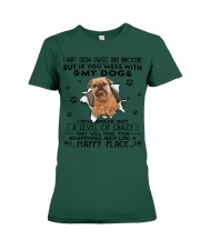 Griffon Bruxellois-CS3017-Happy Place Premium Fit Ladies Tee tile