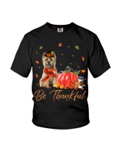 Cairn Terrier-CS3570-Be Thankful Youth T-Shirt tile