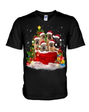 Shar Pei-Christmas-V12 V-Neck T-Shirt tile