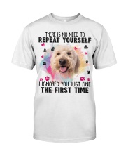 Goldendoodle-CS3626-Repeat Yourself Classic T-Shirt front
